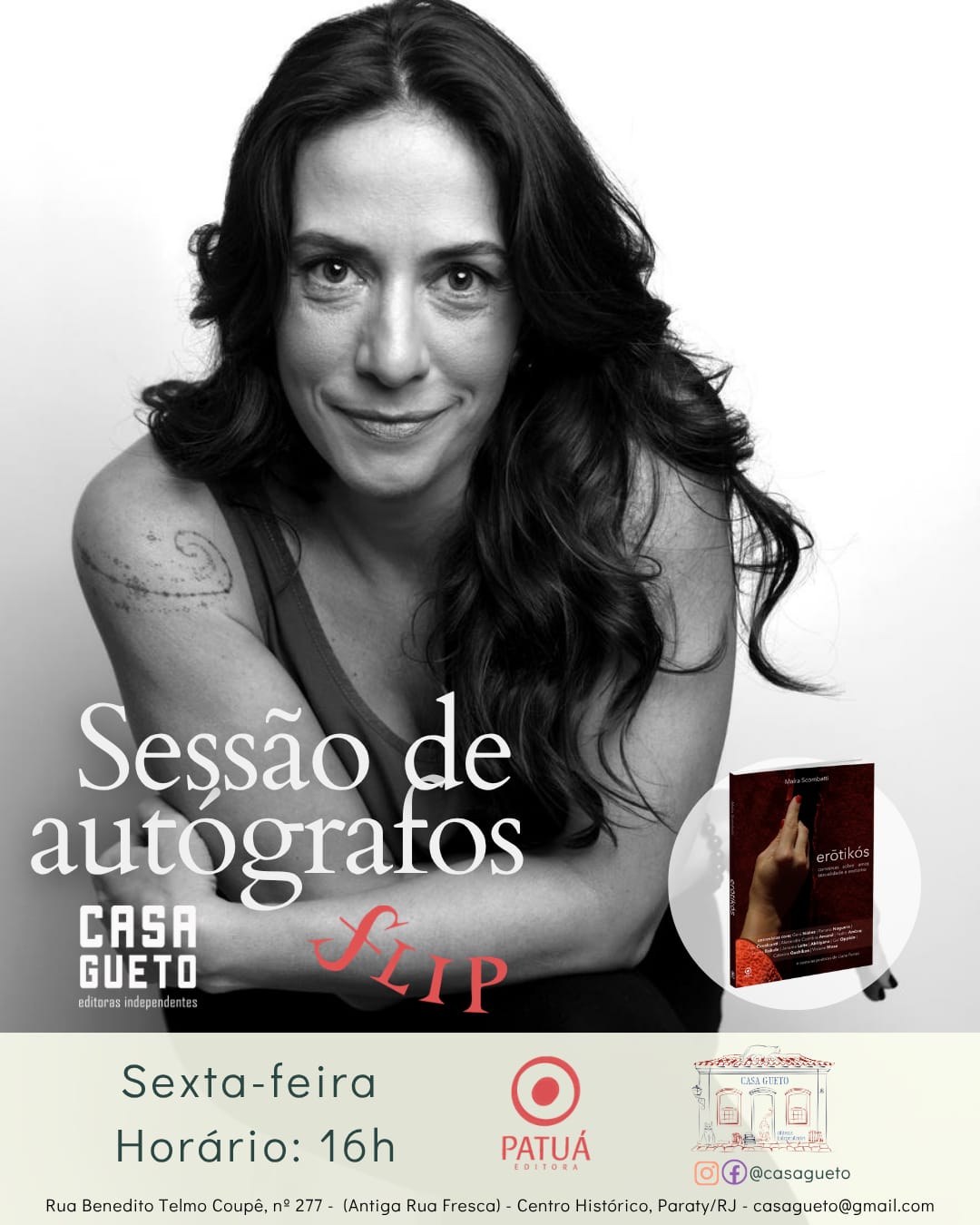 Book signing at FLIP — Maíra Scombatti