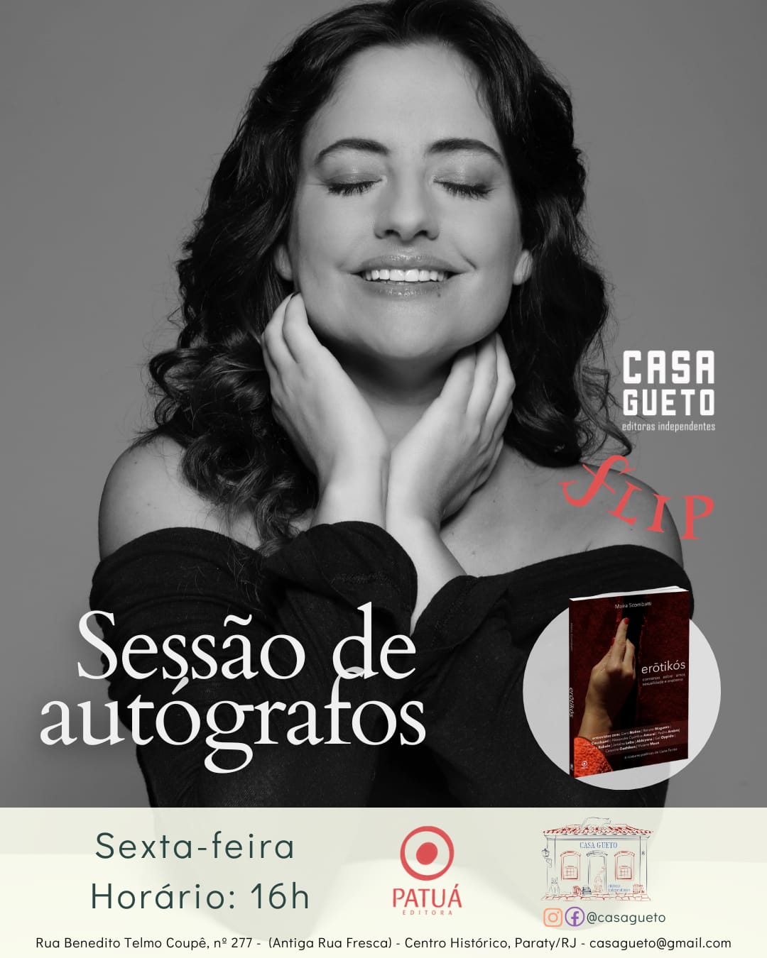 Book signing at FLIP — Liana Ferraz