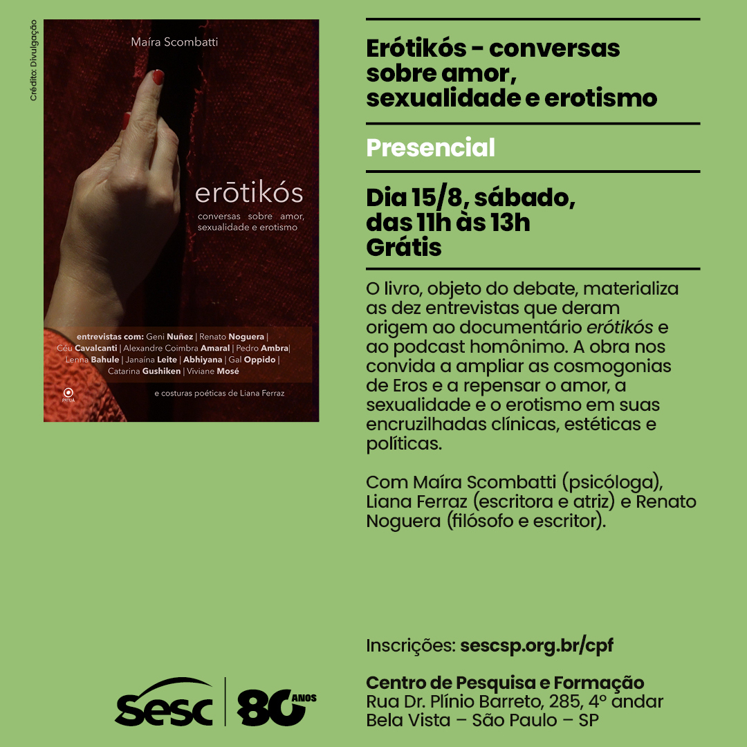 Autografias: Erótikós no Sesc CPF