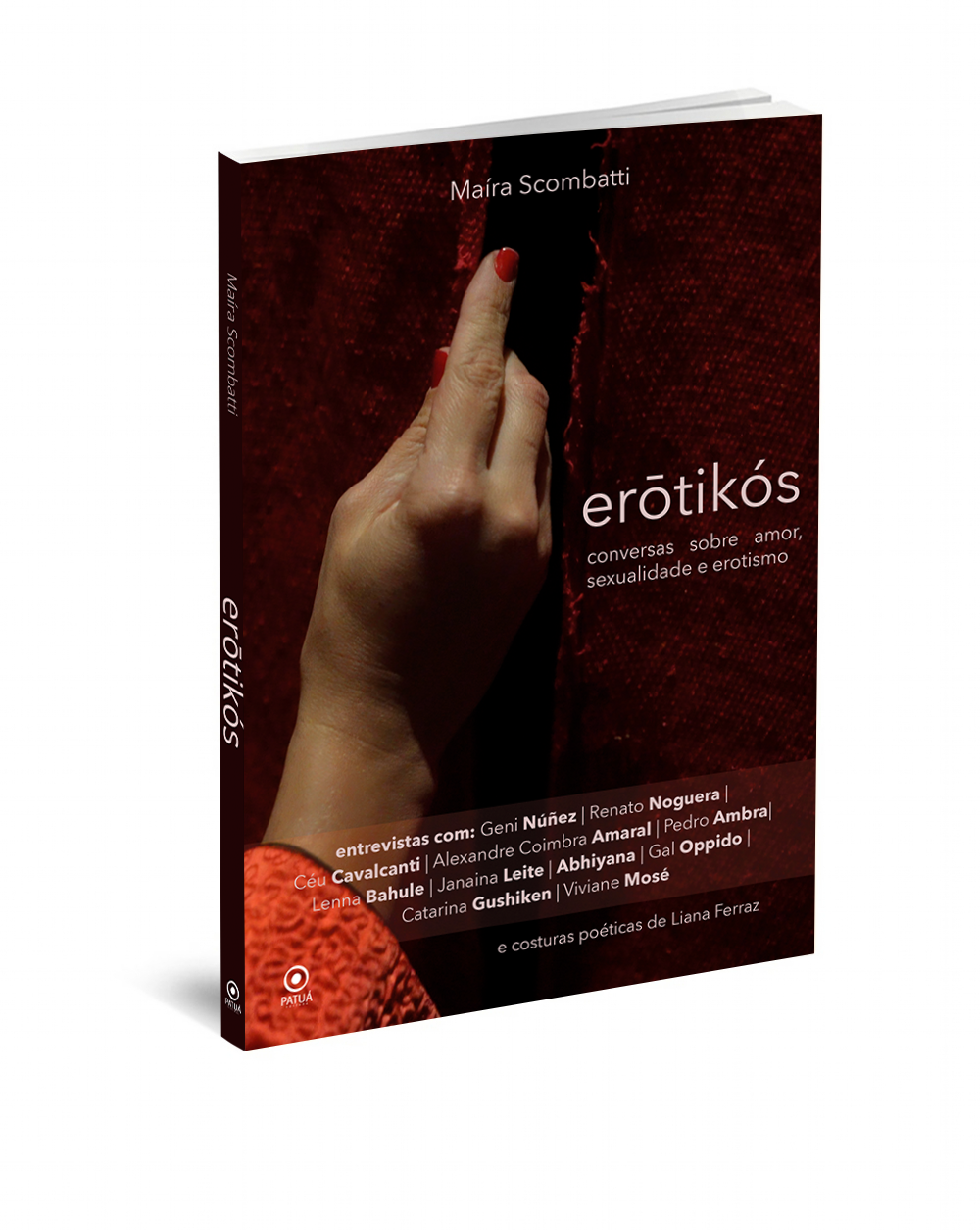 Capa do livro erōtikós: conversas sobre amor, sexualidade e erotismo